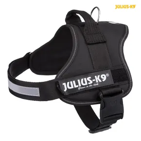 Julius-K9 Kraftgeschirr 0/M-L 58-76 cm, - schwarz